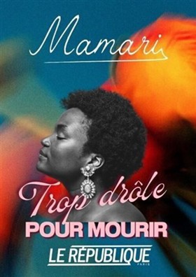Affiche spectacle Mamari, femme de couleur