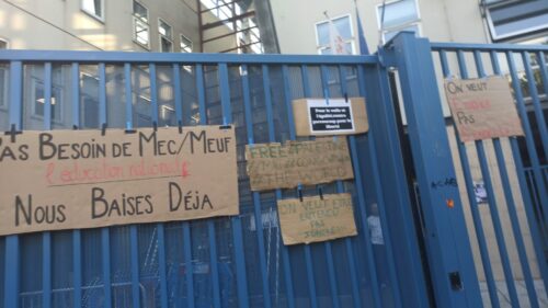 pancartes étudiants pour mobilisations